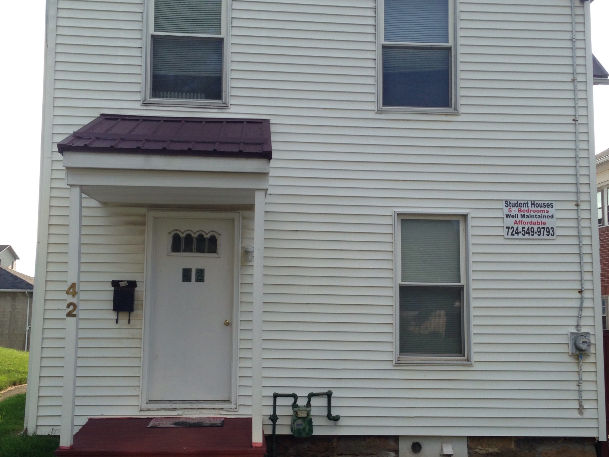 42 North 10th Street, Indiana, PA IUP Weavers Rentals